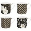 Coffret Cadeau|Petit Dejeuner>Easy Life Ensemble de 4 tasses ART DECO & FLOWERS