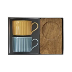Quotidienne|Petit Dejeuner>Easy Life Ensemble de 2 tasses en porcellaine TAKE A BREAK ASS2