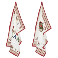 Noël|Services De Table En Porcelaine​>Easy Life Ensemble de 2 torchons POLAR EXPRESS