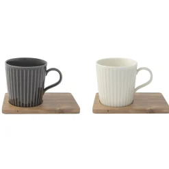 Quotidienne|Petit Dejeuner>Easy Life Ensemble de deux mug en porcellaineTAKE A BREAK ASS3