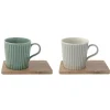 Quotidienne|Petit Dejeuner>Easy Life Ensemble de deux mug en porcellaine TAKE A BREAK ASS4