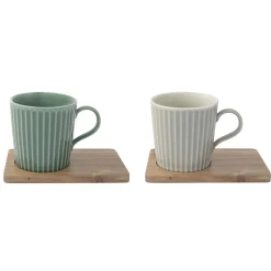 Quotidienne|Petit Dejeuner>Easy Life Ensemble de deux mug en porcellaine TAKE A BREAK ASS4