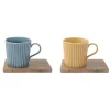 Quotidienne|Petit Dejeuner>Easy Life Ensemble de deux mug en porcellaine TAKE A BREAK ASS2