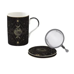 Coffret Cadeau|Petit Dejeuner>Easy Life Ensemble infuseur de 350 ml dans une boîte colorée CELESTIAL