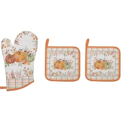 Services De Table En Porcelaine​|Harvest>Easy Life Ensemble textile de cuisine gant + 2 maniques HARVEST