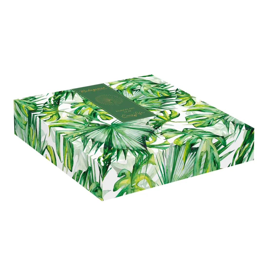 Moderne|Services De Table En Porcelaine>Easy Life Feuille en porcelaine en forme de ginko, 35×29 cm LEAVES LIGHT Gre