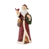 Noël|Christmas Figurines>Easy Life Figurine du père noël avec petit oiSEAu en polyrésine CHRISTMAS FIGURINES