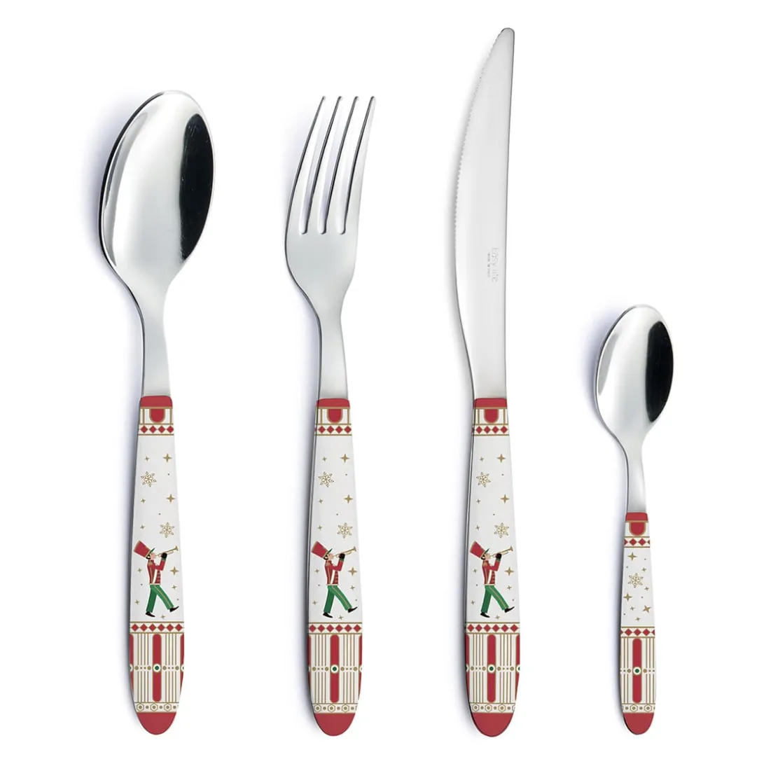 Noël|Services De Table En Porcelaine>Easy Life Fourchette en acier avec manche décoré POLAR EXPRESS