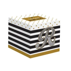 Tasse En Cadeau|Petit Dejeuner>Easy Life Gobelet à café en porcelaine 100 ml dans une boîte A LETTER FOR YOU «R»