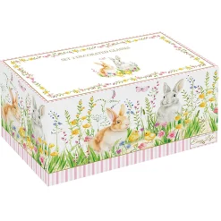Services De Table En Porcelaine​|Happy Easter>Easy Life Lot de 2 béchers en verre de 500 ml dans une boîte de couleur HAPPY EASTER