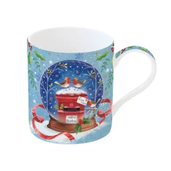 Noël|Petit Dejeuner>Easy Life Mug en porcelaine With Love At CHRISTMAS ROBINS