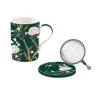 Petit Dejeuner|Royal Peonies>Easy Life Mug et sous-verre avec infuseur ROYAL PEONIES