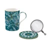 Coffret Cadeau|Petit Dejeuner>Easy Life Mug et sous-verre en porcelaine avec infuseur 350 ml Atmosphere JUNGLE