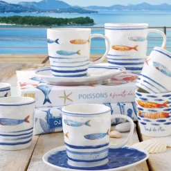 Maritime|Services De Table En Porcelaine​><noscript><img width=