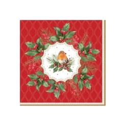 Noël|Services De Table En Porcelaine​>Easy Life Paquet de 20 serviettes CHRISTMAS BERRIES