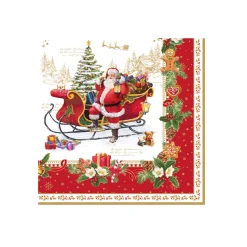 Noël|Christmas Memories>Easy Life Paquet de 20 serviettes en papier 33×33 cm CHRISTMAS MEMORIES