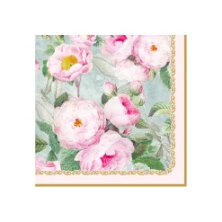 Romantique|Services De Table En Porcelaine​>Easy Life Paquet de 20 serviettes ROSES IN BLOOM