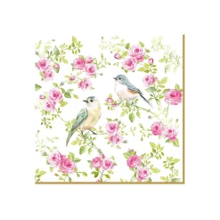 Romantique|Services De Table En Porcelaine​>Easy Life Paquet de 20 serviettes SPRING TIME