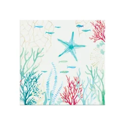 Maritime|Services De Table En Porcelaine​>Easy Life Paquet de 20 serviettes Under The SEA
