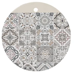 Cuisine>Easy Life Planche à découper en porcelaine Ø26 cmCasa Decor GREY