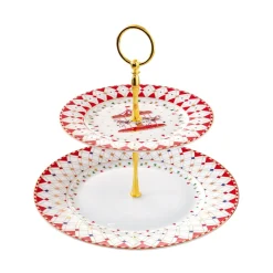 Noël|Petit Dejeuner>Easy Life Plat à gâteau à deux étages CHRISTMAS WONDERLAND