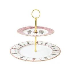 Noël|Petit Dejeuner>Easy Life Plat à gâteau à deux étages NUTCRACKER