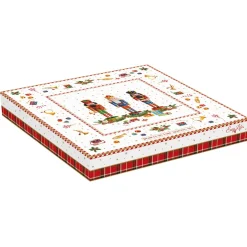 Noël|Services De Table En Porcelaine​>Easy Life Plat à gâteau avec spatule Vintage NUTCRACKER