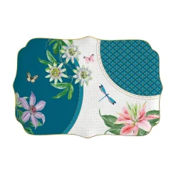 Nature|Services De Table En Porcelaine​>Easy Life Plat de service 36 x 25 cm VOYAGE TROPICAL