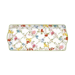 Romantique|Services De Table En Porcelaine>Easy Life Plat de service GARDEN DREAMS