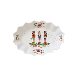 Noël|Services De Table En Porcelaine​>Easy Life Plat Ovale Vintage NUTCRACKER