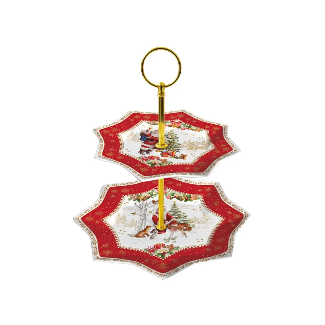 Noël|Christmas Memories>Easy Life Plateau à deux étages CHRISTMAS MEMORIES