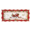 Noël|Christmas Memories>Easy Life Plateau de service en porcelaine de 40×18 cm CHRISTMAS MEMORIES