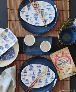 Ethnique|Services De Table En Porcelaine​>Easy Life Plateau de service PADOGA