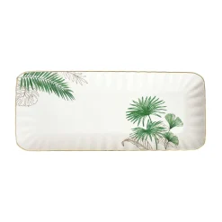 Ethnique|Services De Table En Porcelaine>Easy Life Plateau de service rectangulaire, dimensions 36×16 cm EXOTIQUE