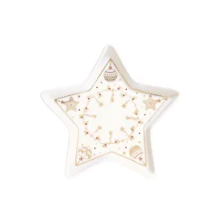 Noël|Services De Table En Porcelaine​>Easy Life Plateau en forme d’étoile CHRISTMAS LIGHTs