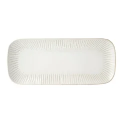 Moderne|Services De Table En Porcelaine​>Easy Life Plateau rectangulaire GALLERY WHITE