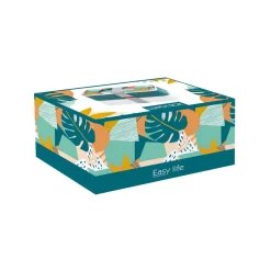 Lunch Box>Easy Life Porte-repas avec 2 compartiment ABSTRACT2