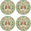 Services De Table En Porcelaine​|Jungle Vibes>Easy Life Set de 4 assiettes à dessert JUNGLE VIBES