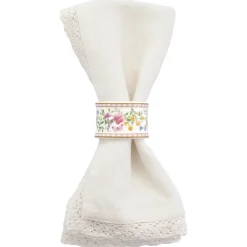 Services De Table En Porcelaine​|Happy Easter>Easy Life Set de 4 ronds de serviette HAPPY EASTER