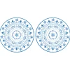 Ethnique|Cuisine>Easy Life Set de 2 sets de table bleus EXOTIC VIBES