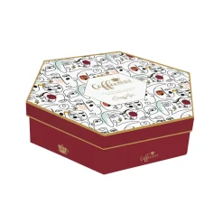 Coffret Cadeau|Petit Dejeuner>Easy Life Set de 6 tasses à espresso de 100 ml avec soucoupes MODERNISM