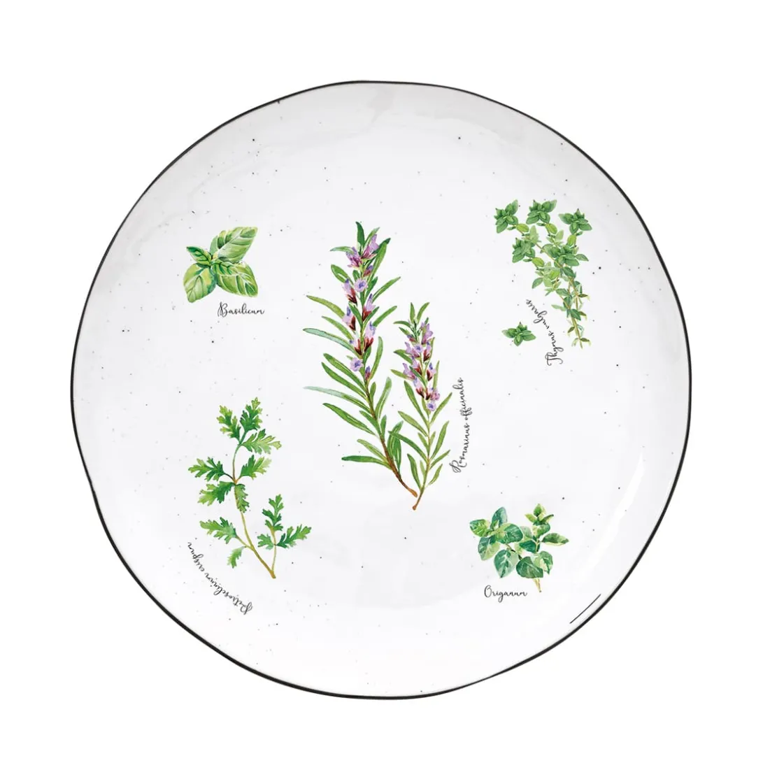 Quotidienne|Services De Table En Porcelaine>Easy Life Set de vaisselle 18 pcs HERBARIUM