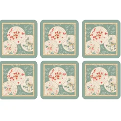 Ethnique|Services De Table En Porcelaine​>Easy Life Set 6dessous de verre ORIENTAL DREAMS
