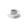 Petit Dejeuner|Double>Easy Life Tasse à café avec soucoupe DOUBLE GREY
