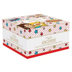 Coffret Cadeau|Petit Dejeuner>Easy Life Tasse à petit-déjeuner avec assiette, 400 ml POP ART