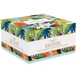 Coffret Cadeau|Petit Dejeuner>Easy Life Tasse à petit-déjeuner avec une capacité de 400 ml TROPICAL VIBES
