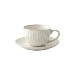 Moderne|Petit Dejeuner>Easy Life Tasse avec soucoupe GALLERY WHITE