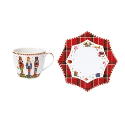 Noël|Vintage Nutcrackers>Easy Life Tasse avec soucoupe Vintage NUTCRACKER