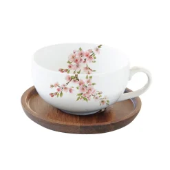 Nature|Petit Dejeuner>Easy Life tasse avec soucoupesa SAKURA