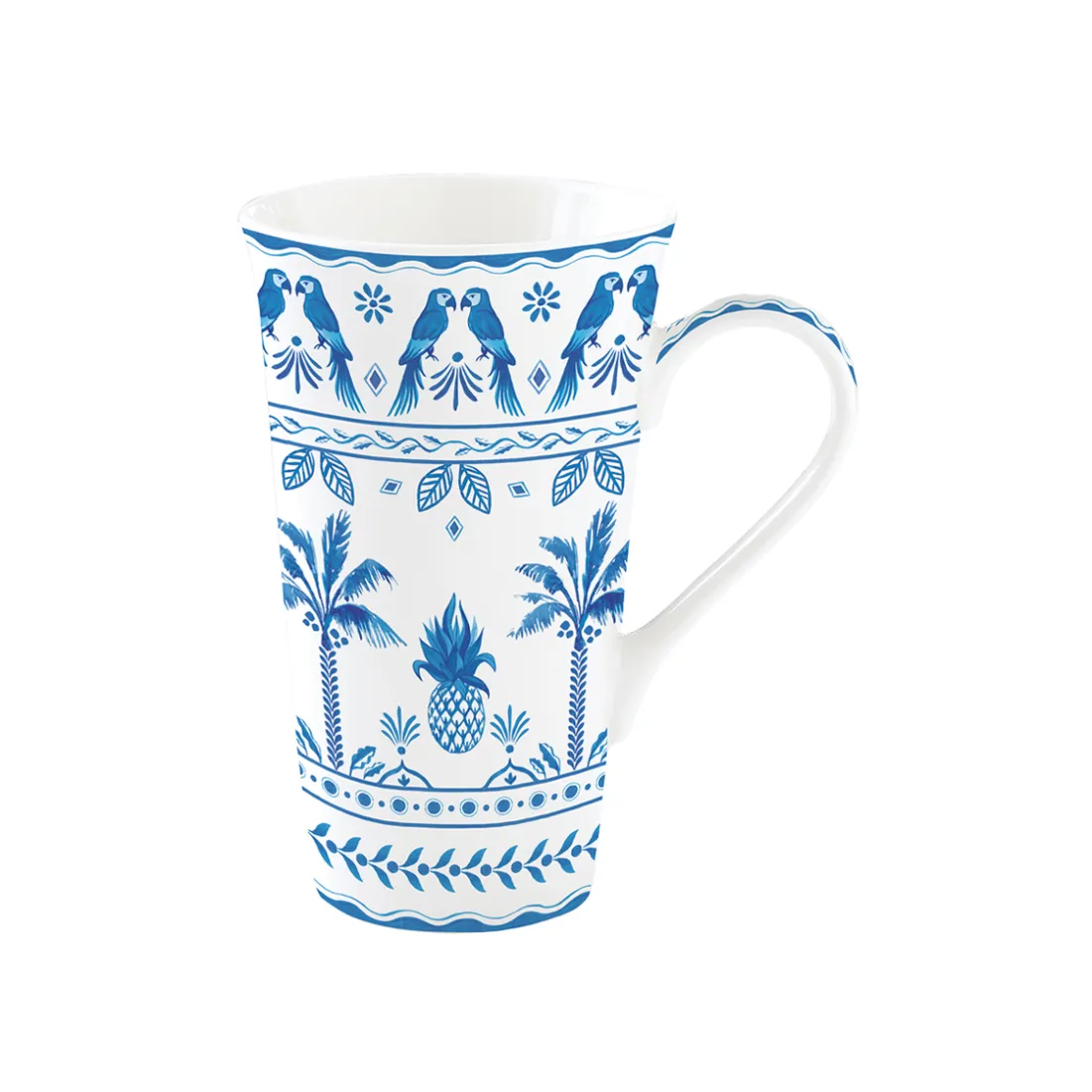 Ethnique|Petit Dejeuner>Easy Life Tasse bleue EXOTIC VIBES